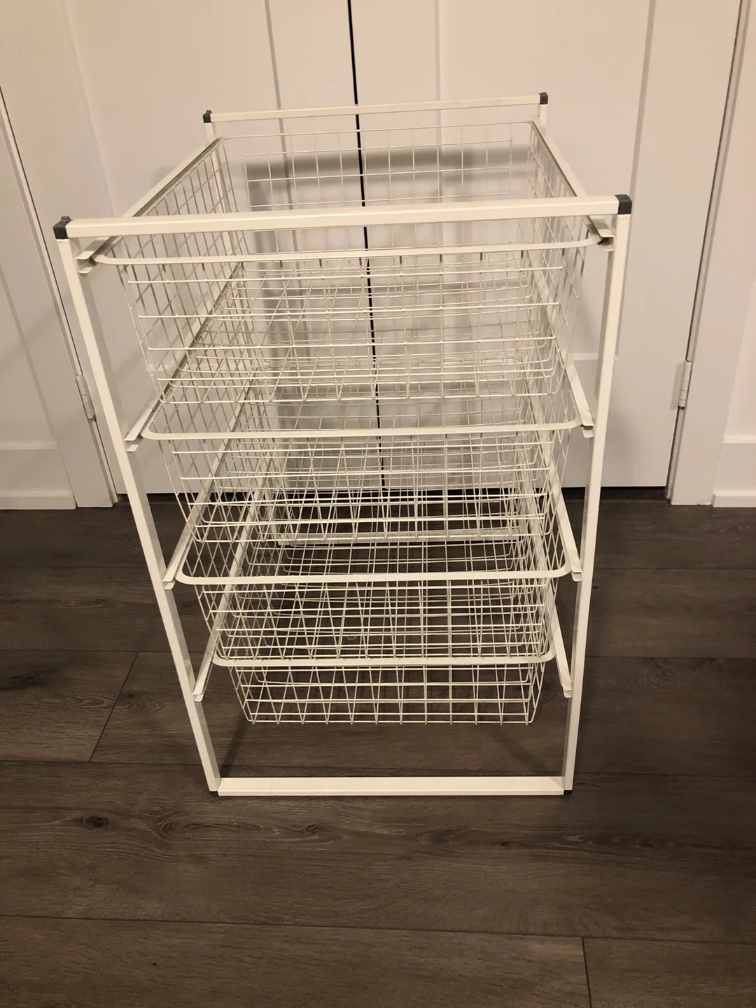IKEA Wire Basket Drawer Unit - White thumbnail