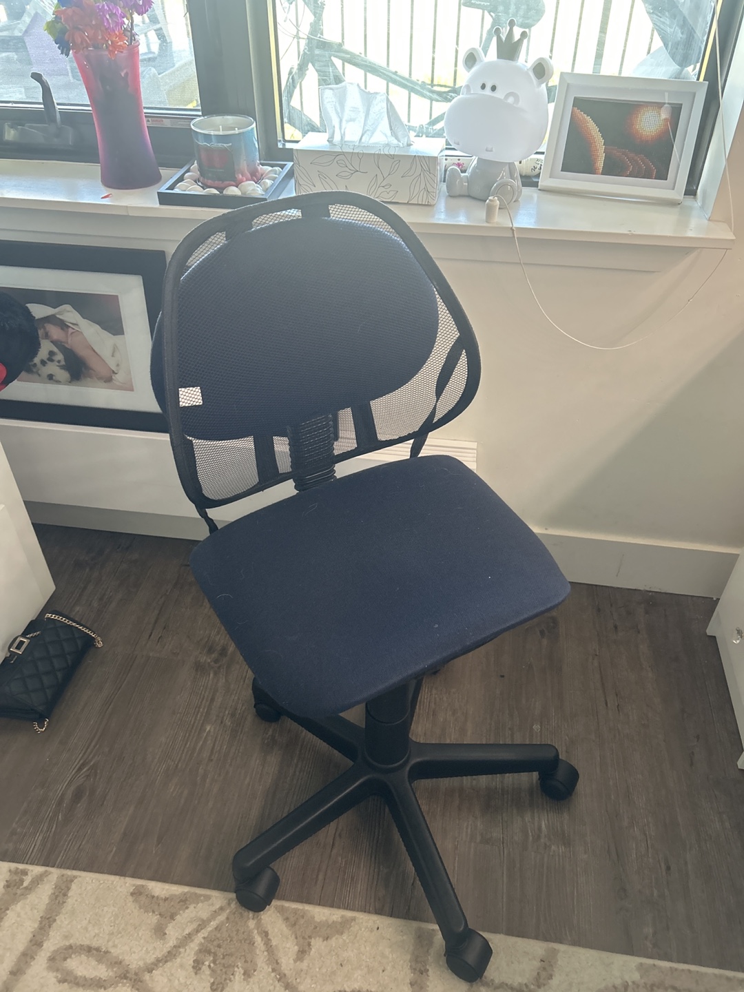 Navy Blue Office Chair