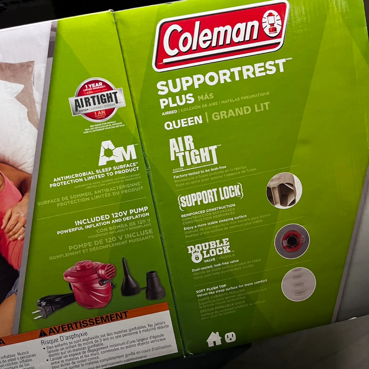 [Coleman] air mattress - Queen image indicator(2)