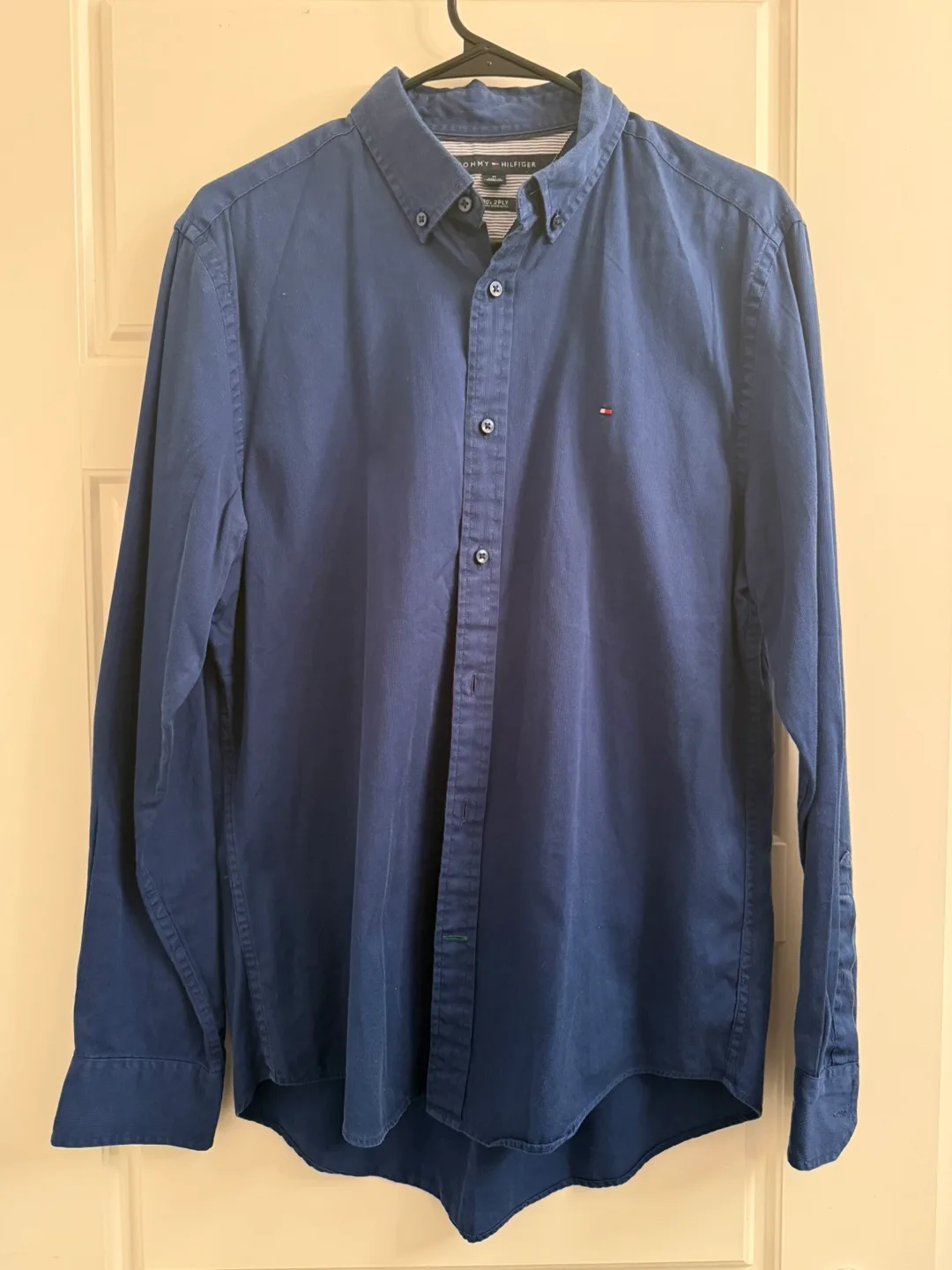Tommy Hilfiger Blue Button-Down Shirt - Size M thumbnail
