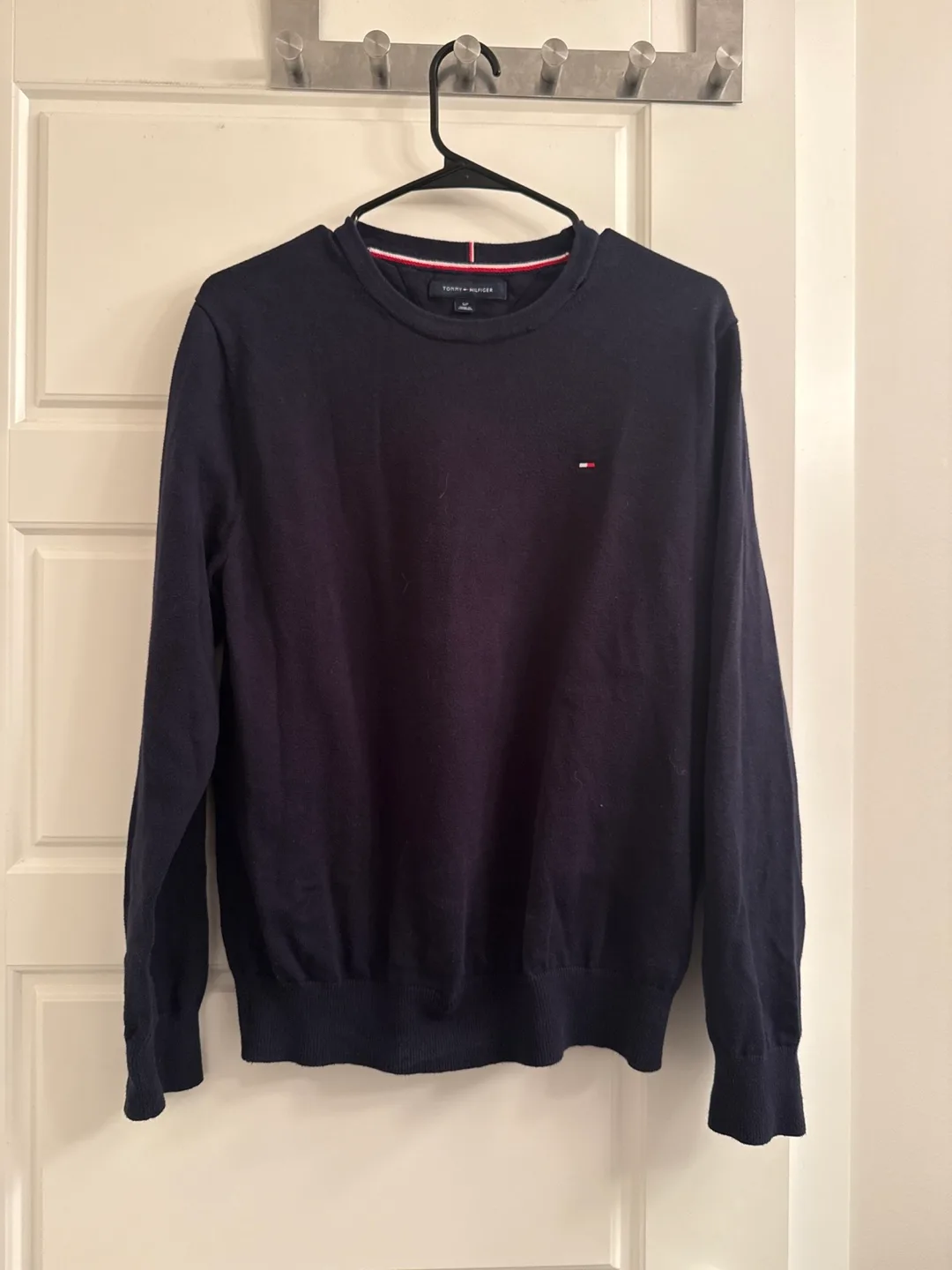 Tommy Hilfiger Navy Sweater - Size S thumbnail