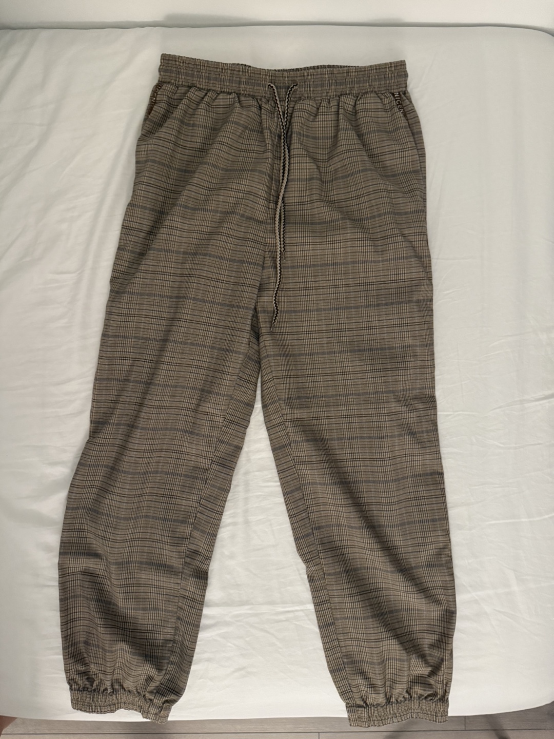 Plaid Jogger Pants