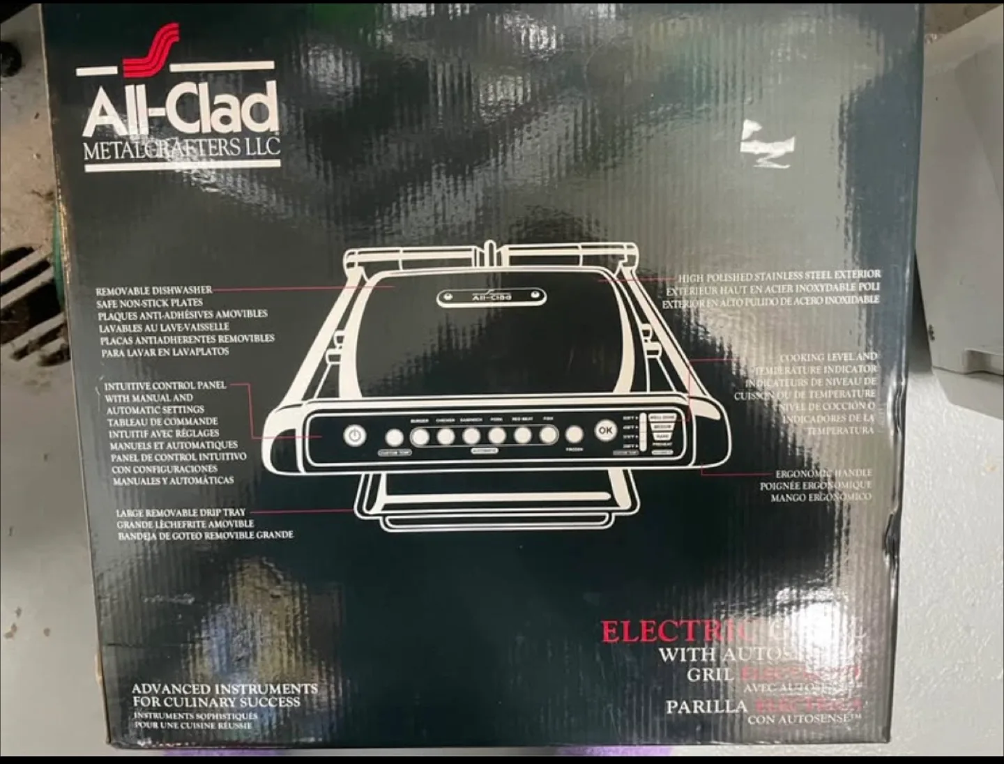All-Clad Electric Grill with Auto Sense thumbnail