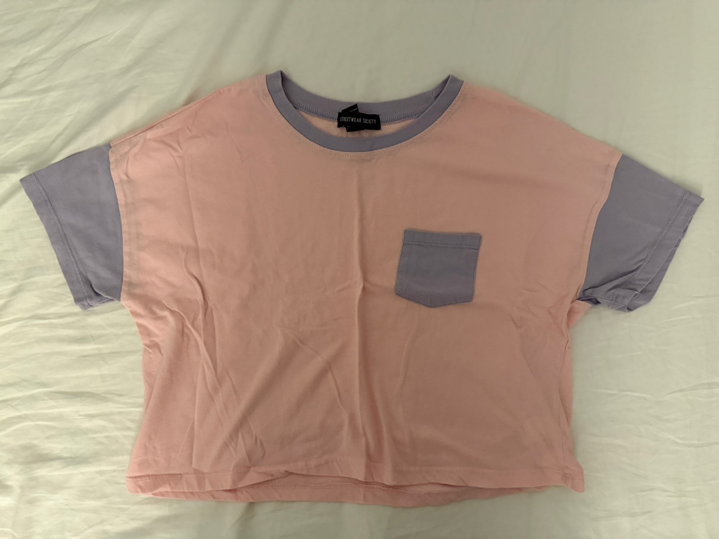 Pink & Purple Crop Top