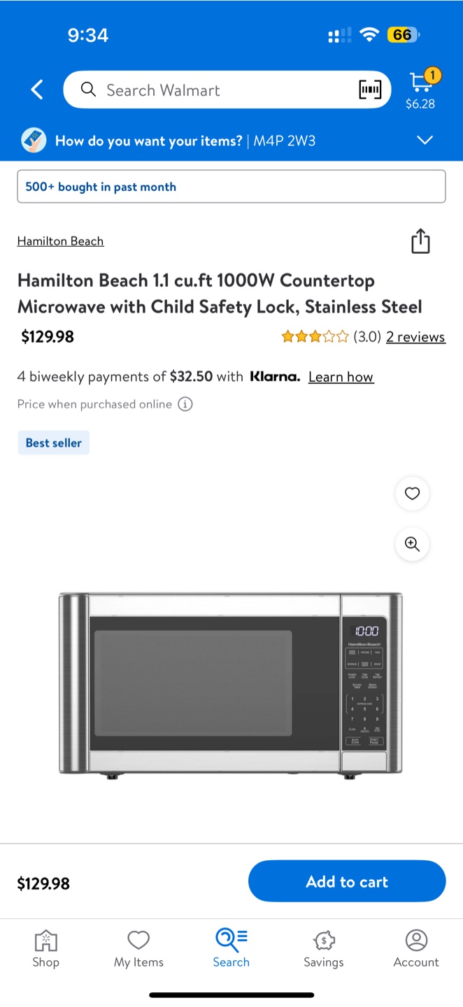 Hamilton Beach 1.1 cu.ft Countertop Microwave - photo 5