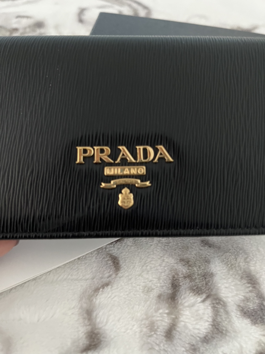 Prada Black Leather Card Holder - photo 4