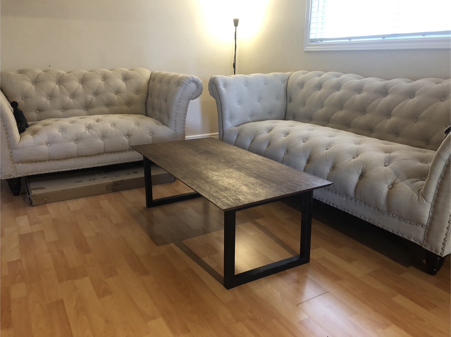 Handcrafted Walnut Wood Modern Coffee Table