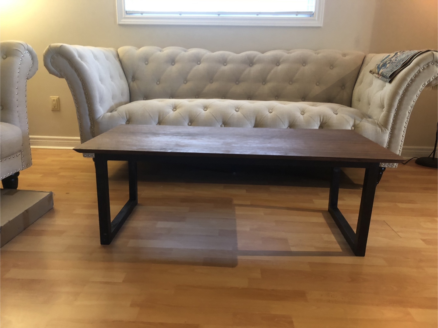 Handcrafted Walnut Wood Modern Coffee Table - photo 4