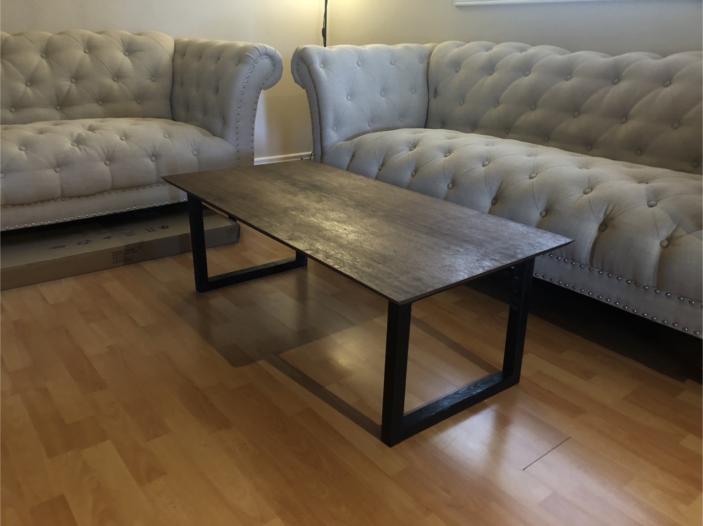 Handcrafted Walnut Wood Modern Coffee Table - photo 5