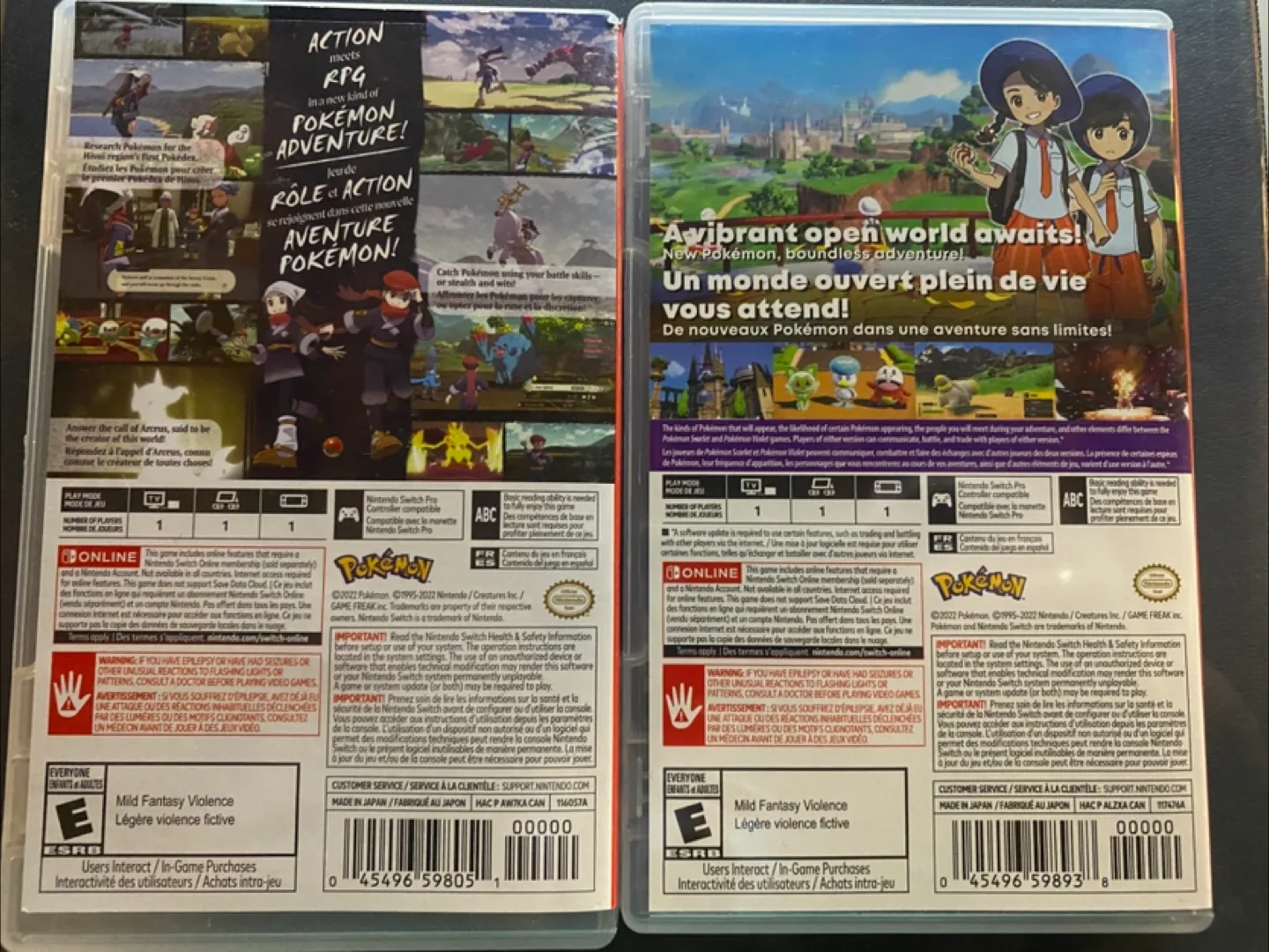 Pokémon Legends Arceus & Pokémon Scarlet for Nintendo Switch image indicator(2)