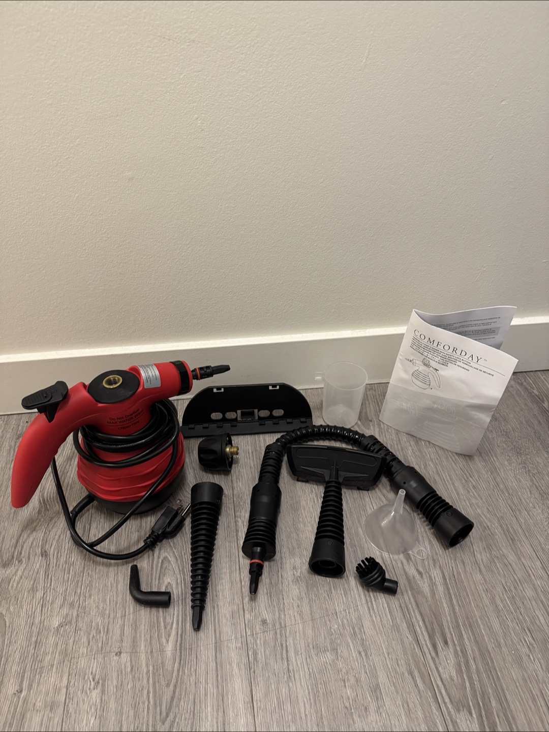 COMFORDAY Handheld Steam Cleaner with Attachments - photo 2