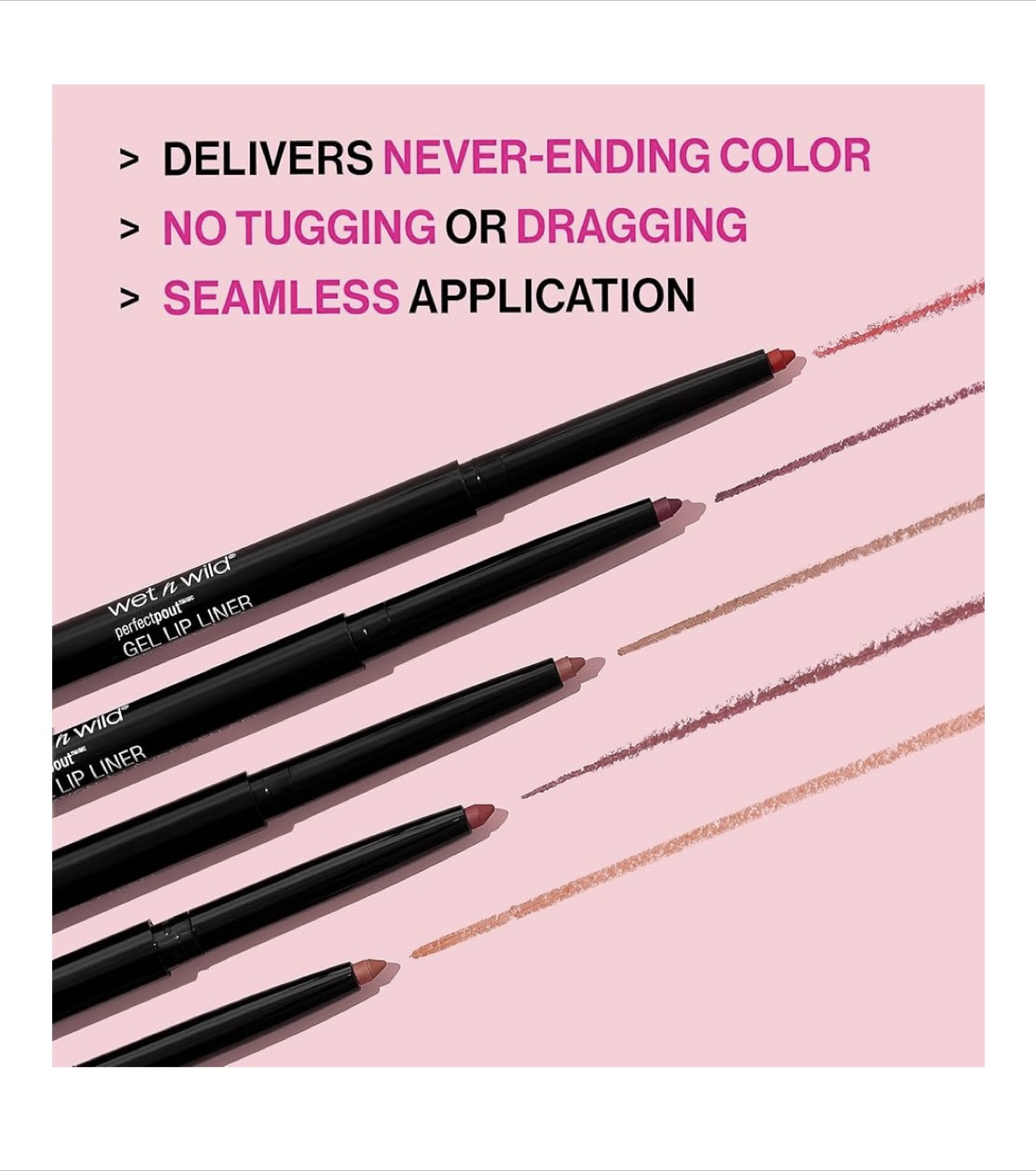 wet n wild Perfect Pout Matte Retractable Gel Lip Liner Pencil - photo 2