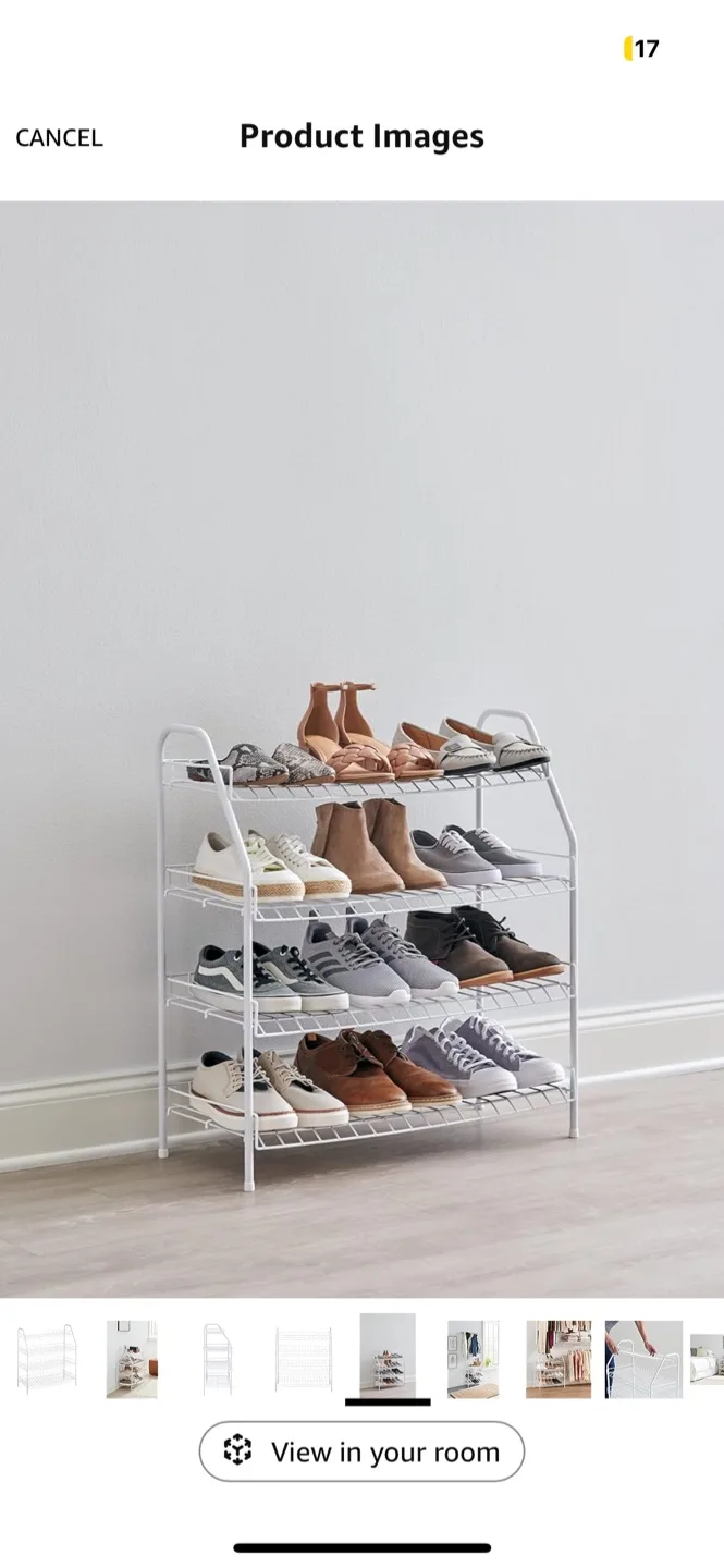 Metal shoe Rack thumbnail