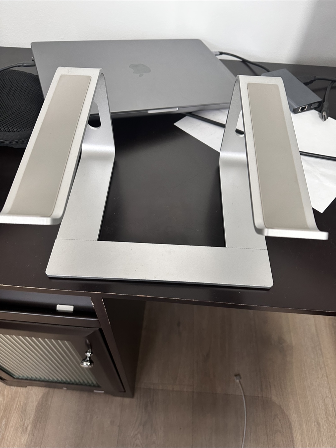 Laptop Stand - Silver Aluminum