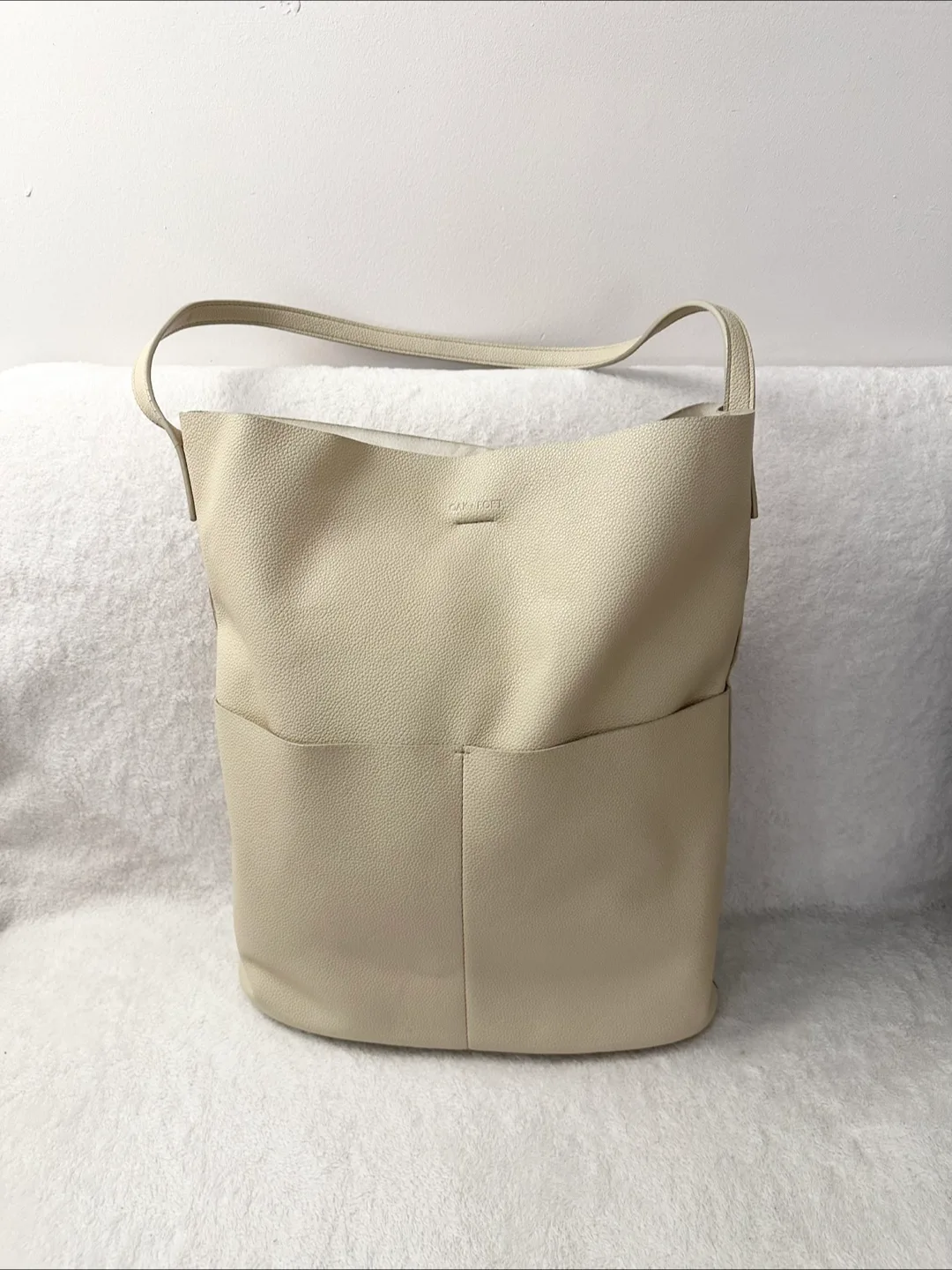 Oat + Fort Tote Bag (Oatmeal/Light Beige colour) thumbnail