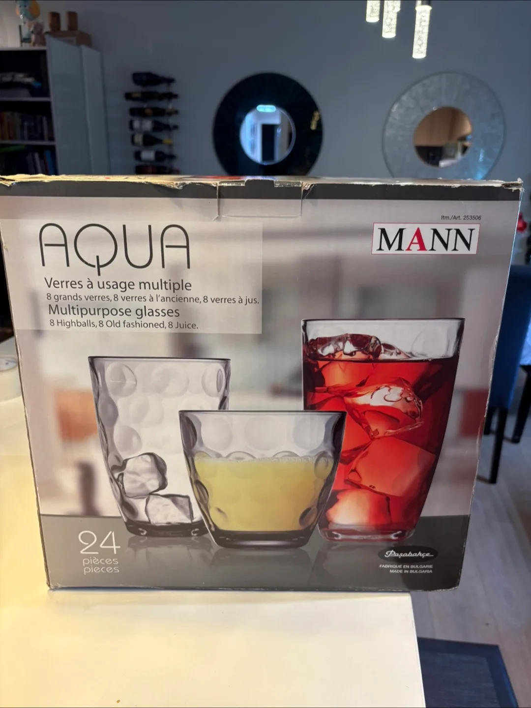 MANN Aqua Multipurpose Glasses (24 Piece Set) thumbnail