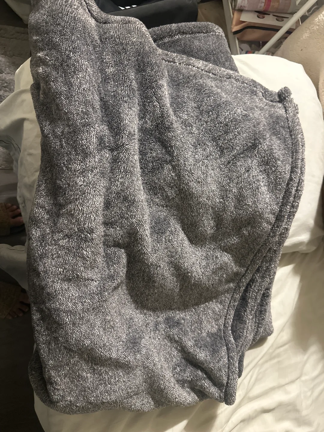 Grey Throw Blanket thumbnail