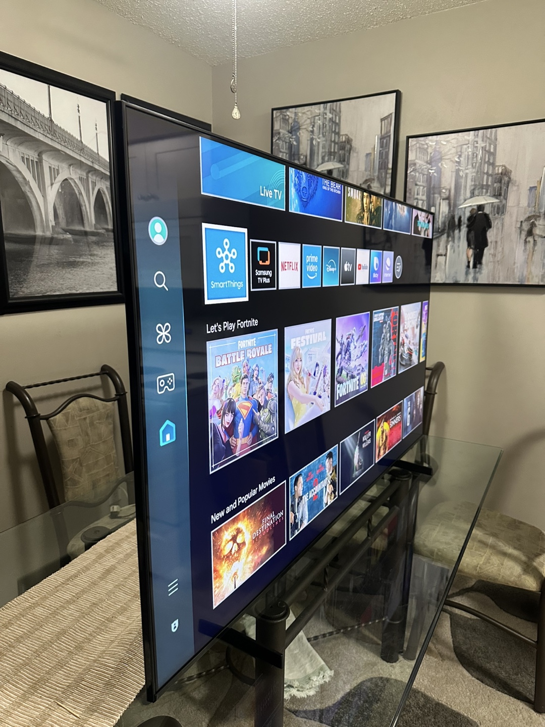 Like-New SAMSUNG 65-Inch QLED 4K Smart TV for Sale - photo 2
