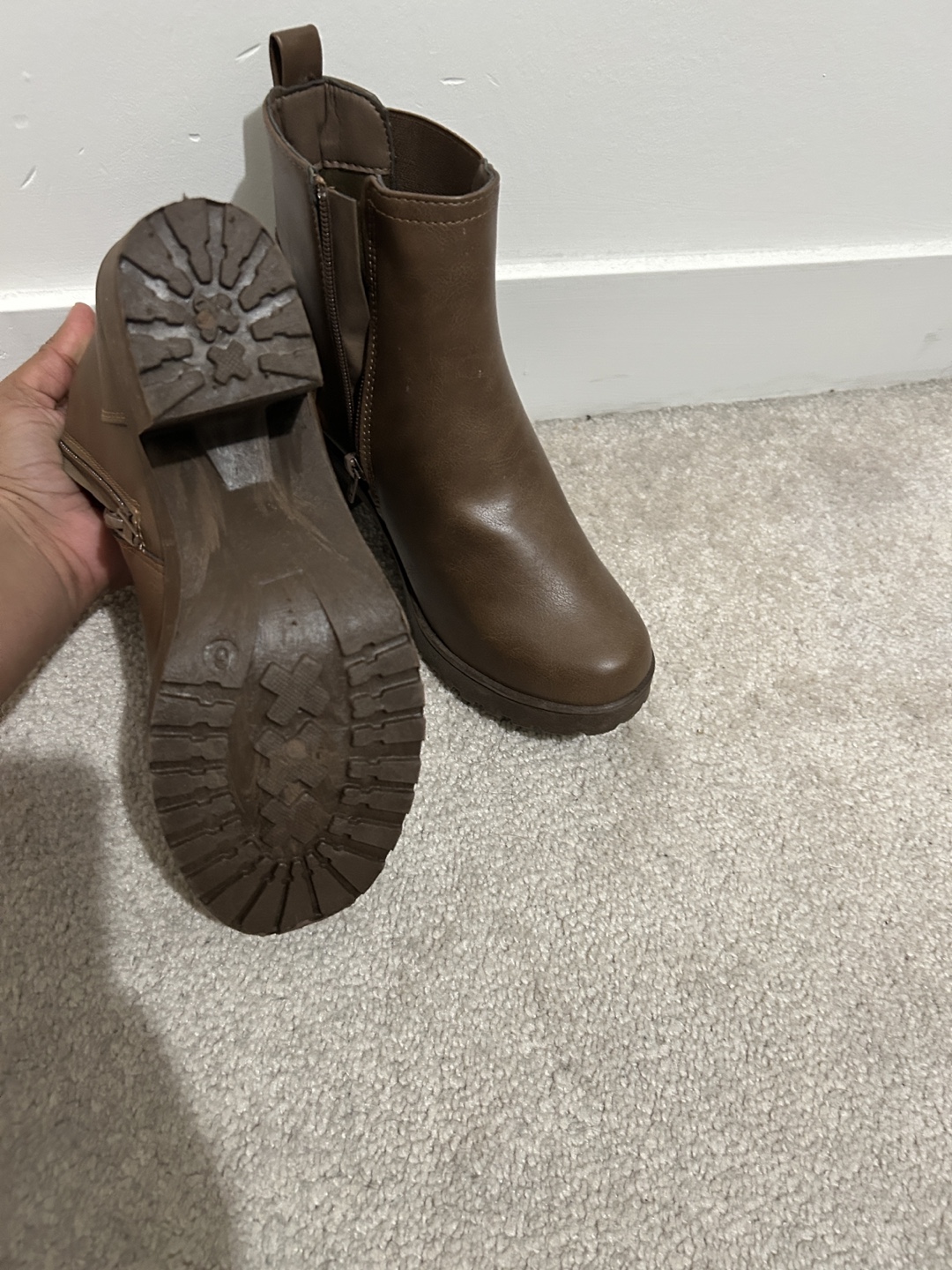 Brown Ankle Boots - Size 6 - photo 4