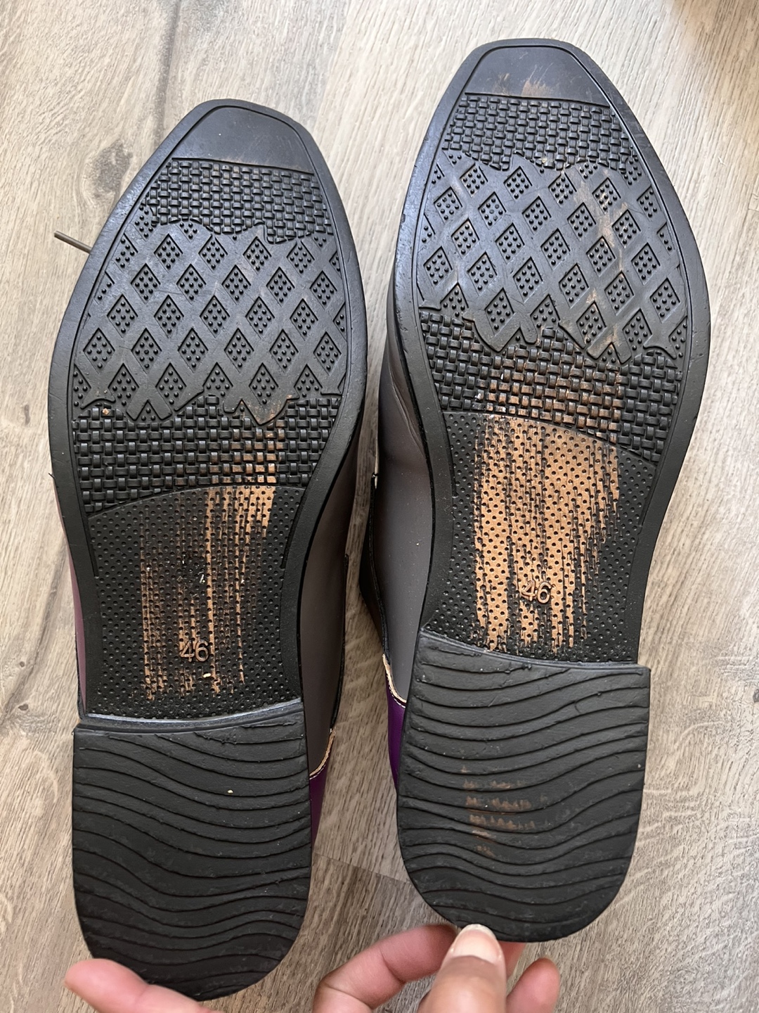 Aldo Grey & Purple Dress Shoes - Size 46 - photo 2