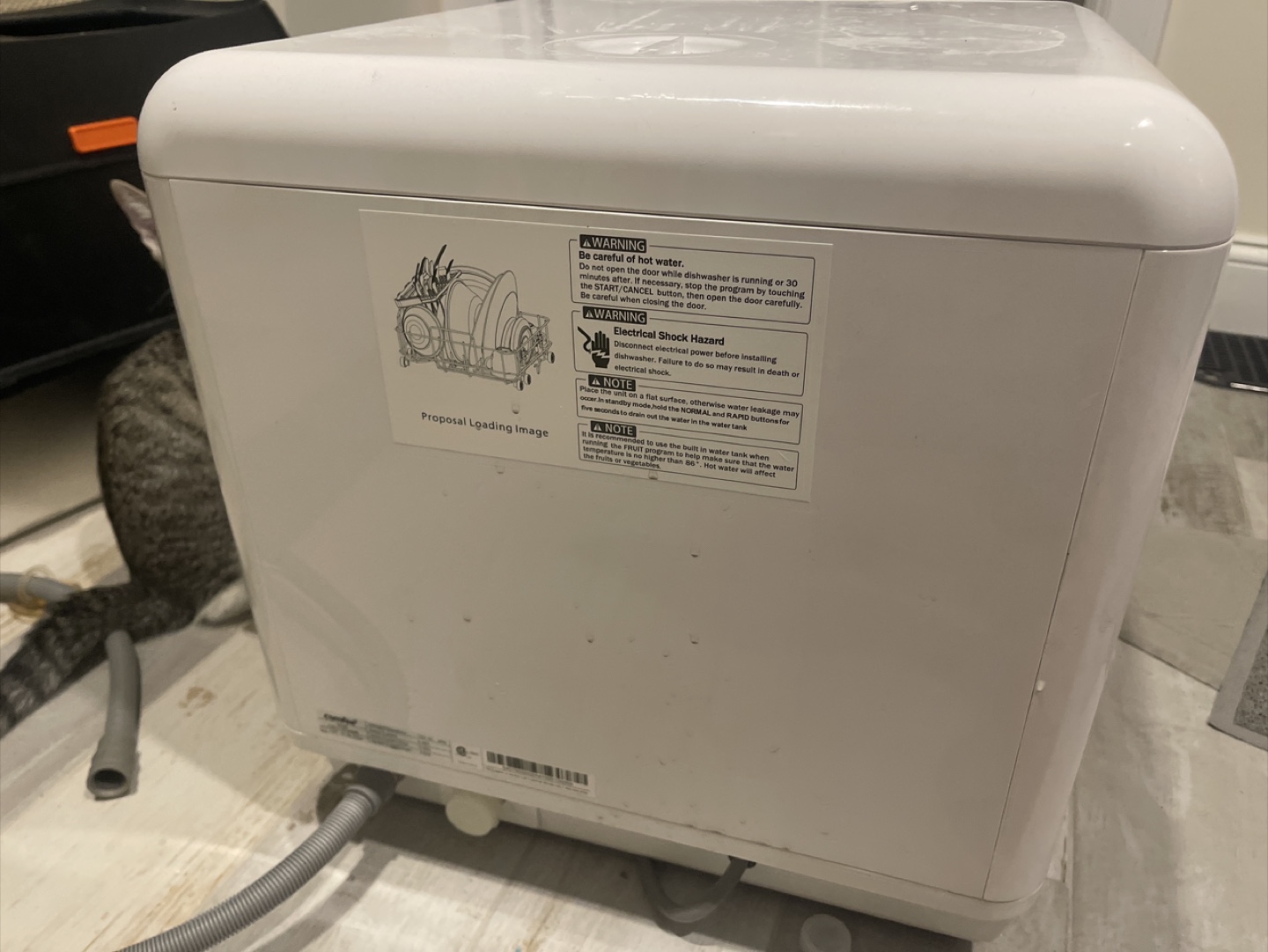 Comfee Countertop Dishwasher - White - photo 5