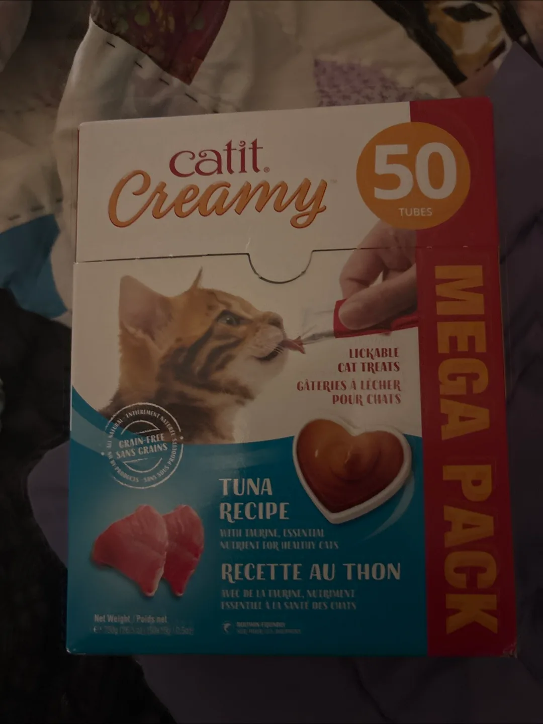 Catit Creamy Tuna Cat Treats, 50 Tubes thumbnail