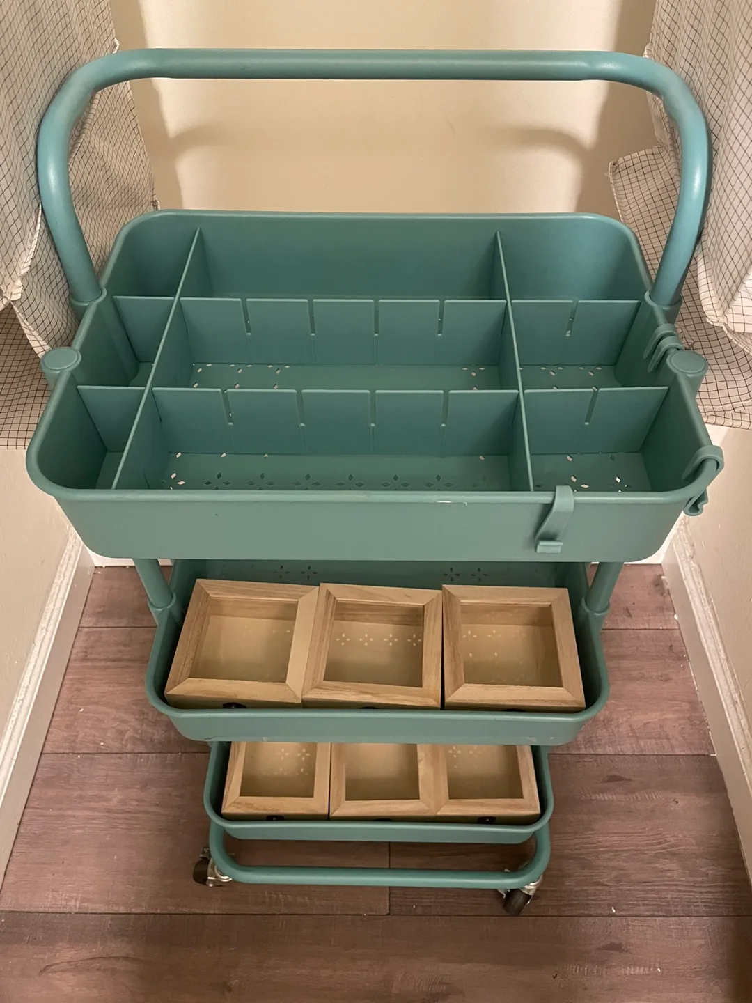 Rolling Cart - Blue thumbnail