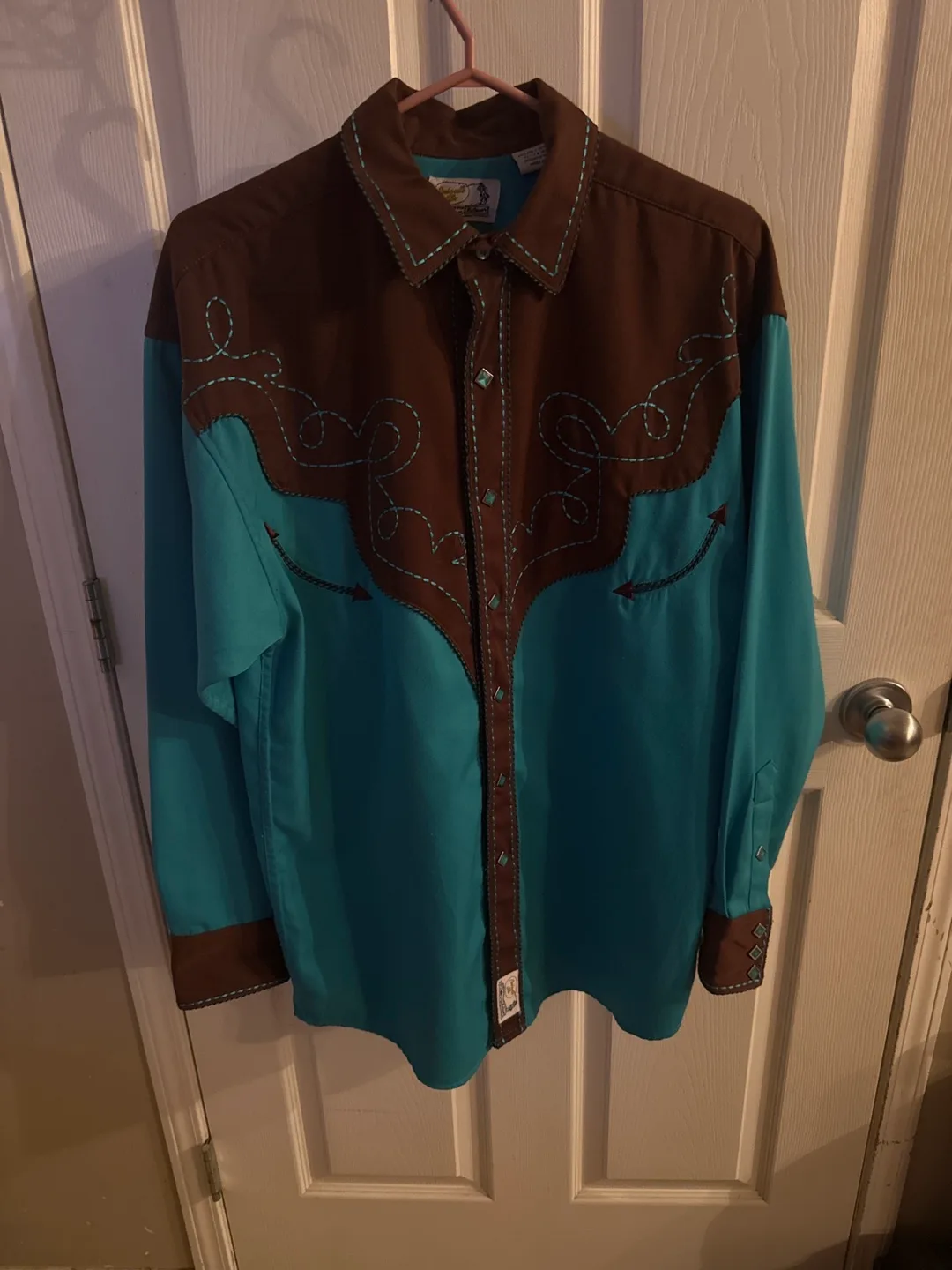 Panhandle Slim Retro Western Shirt - Size M thumbnail