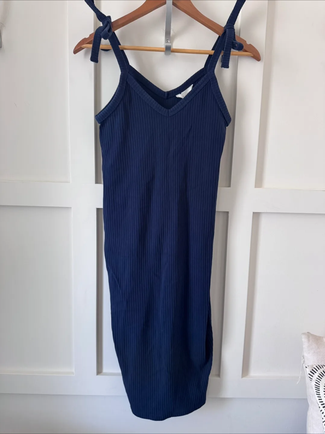 H&M Navy Blue Marernity Dress - Size Small thumbnail