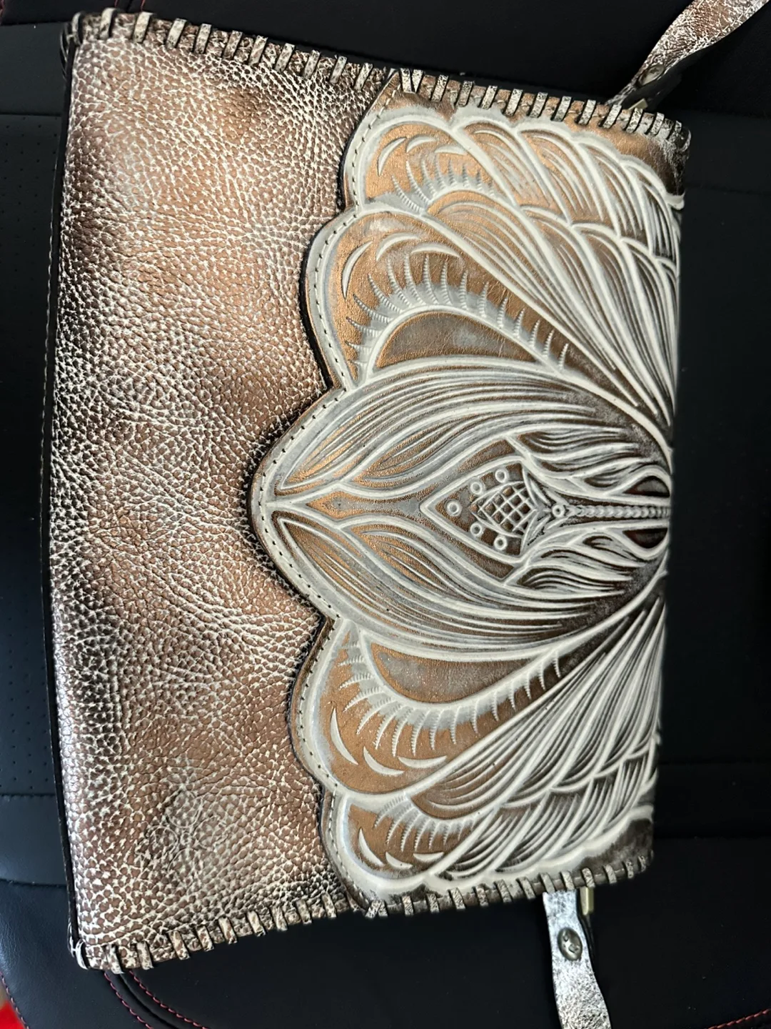 Patricia Nash Tooled Leather Crossbody Bag image indicator(5)