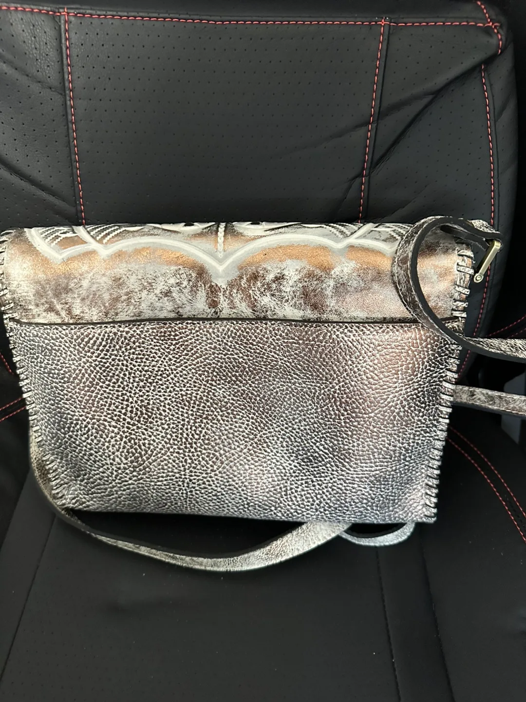 Patricia Nash Tooled Leather Crossbody Bag image indicator(2)