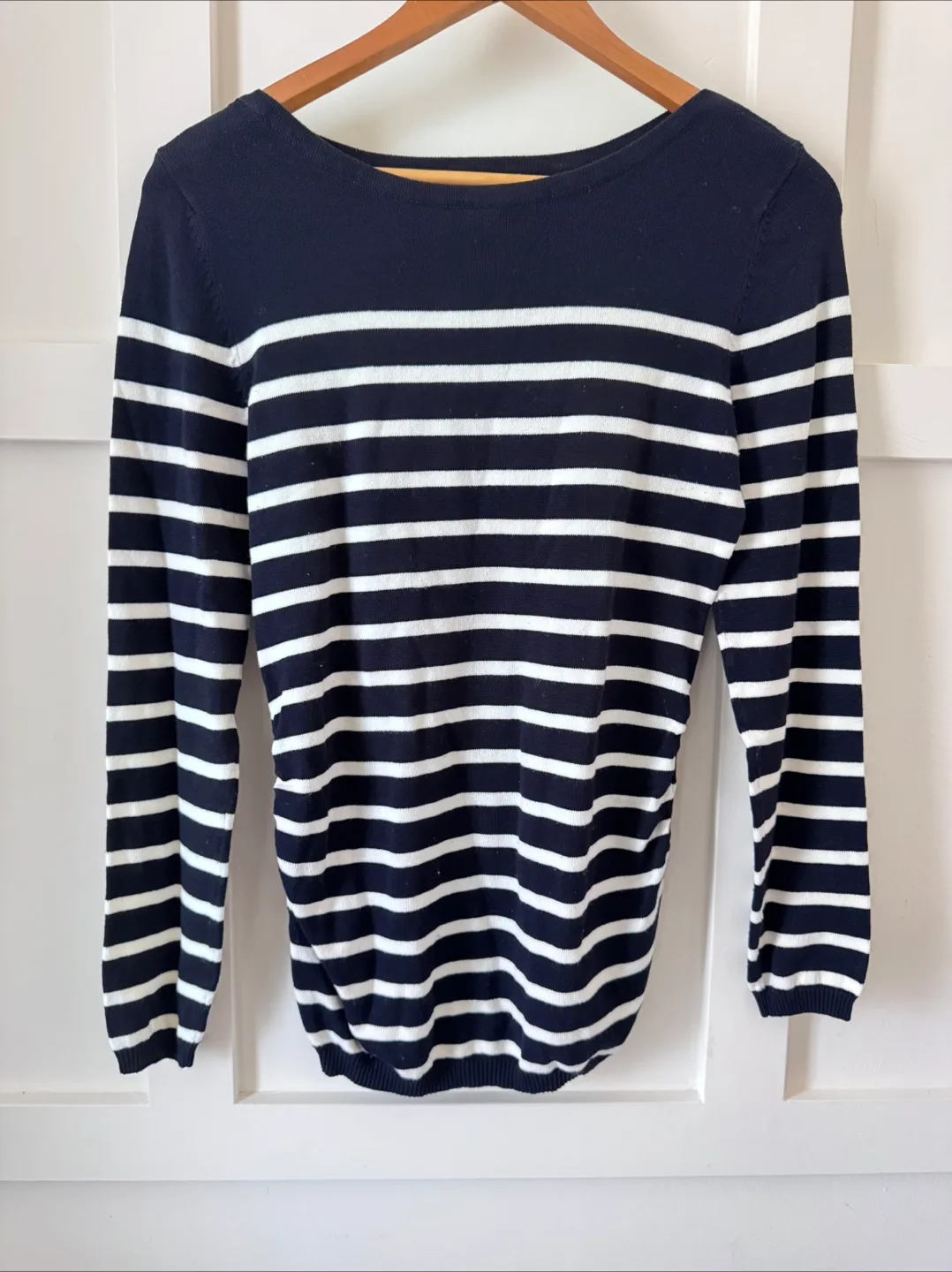 H&M Maternity Striped Sweater - Size S thumbnail