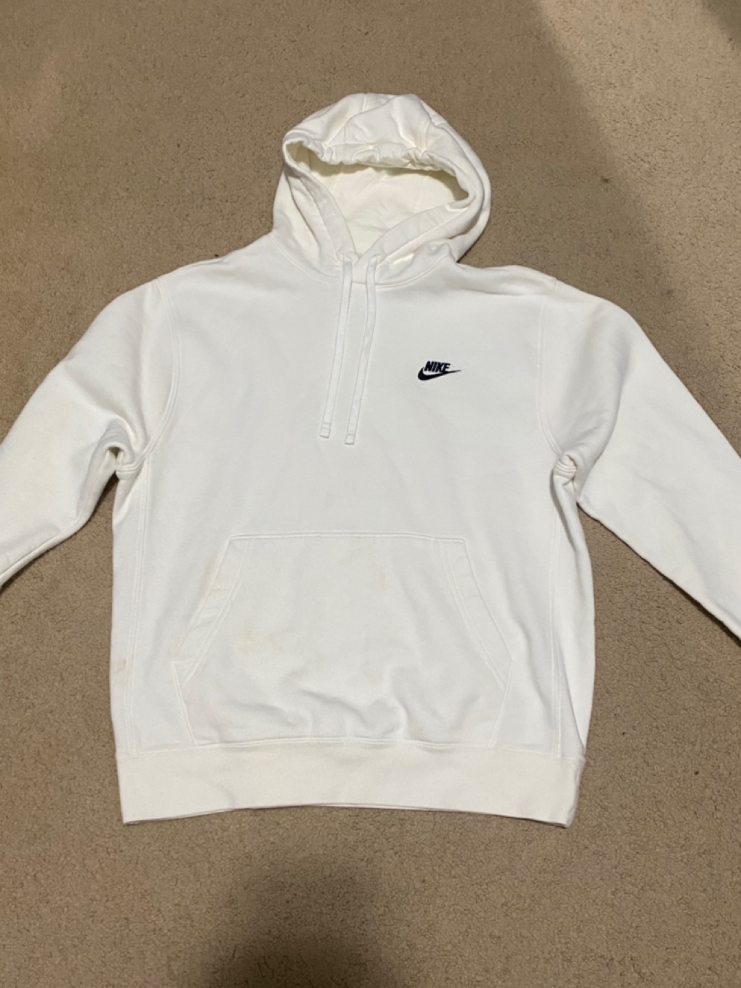White nike hoodie