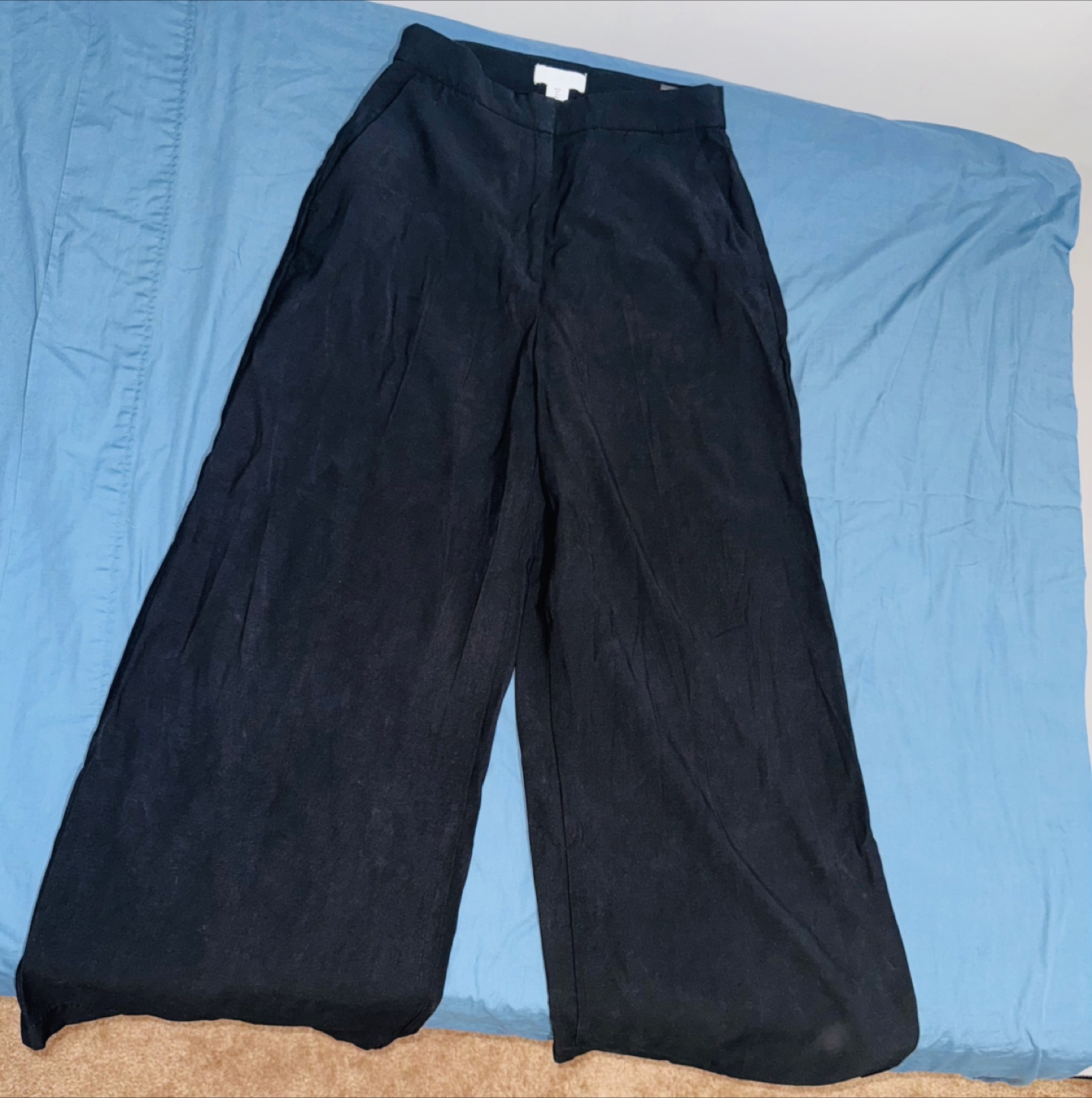 Wide Leg Black Pants