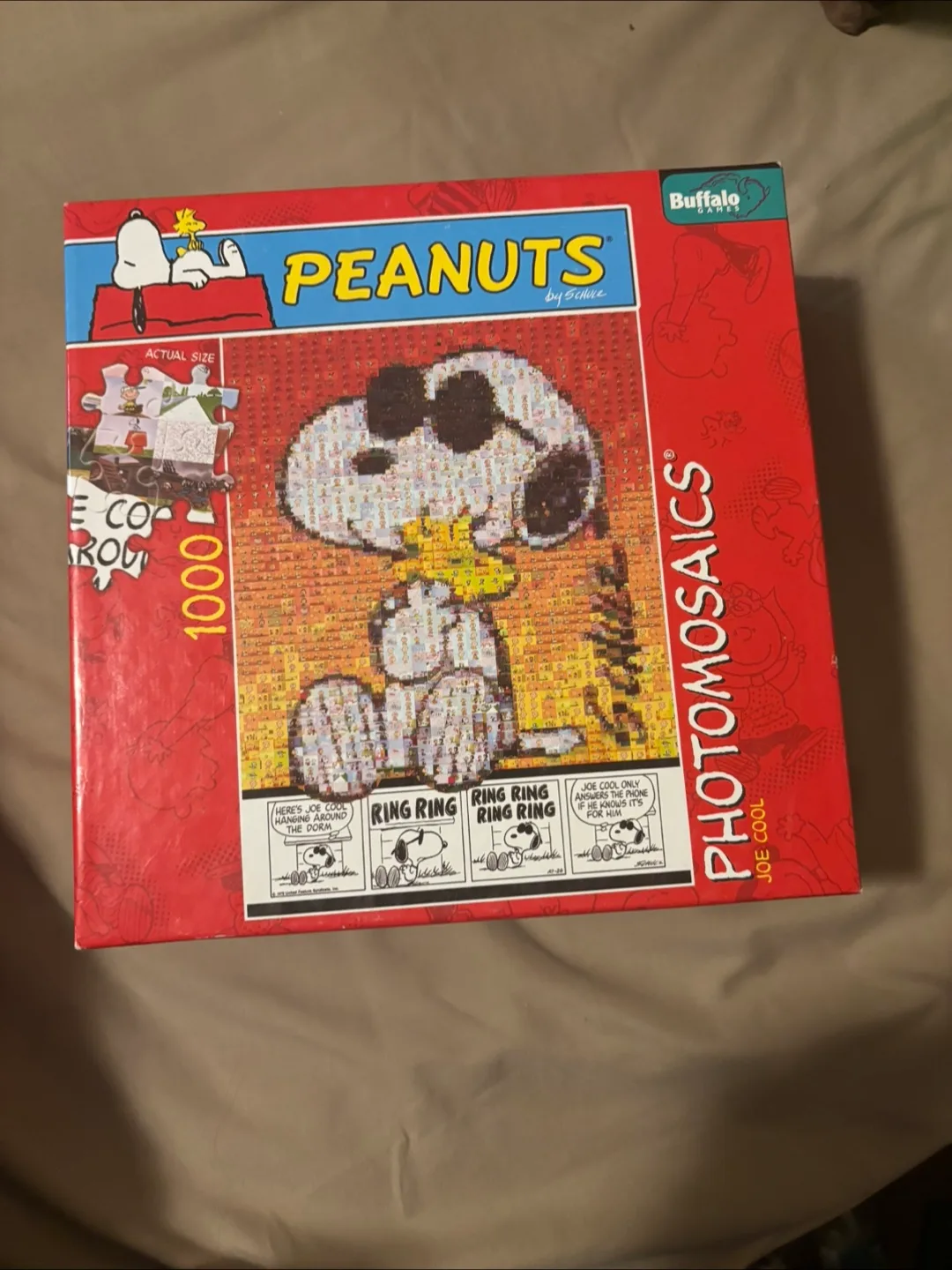Peanuts Photomosaics Joe Cool 1000 pc Puzzle thumbnail