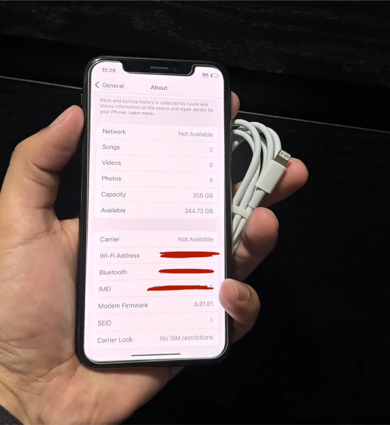 iPhone X 256Gb image indicator(3)