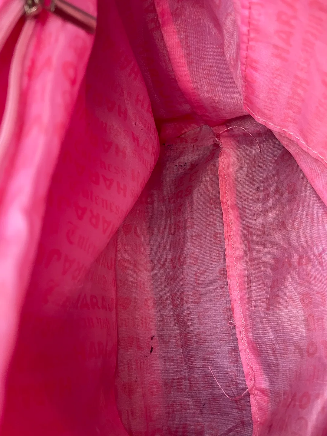 Harajuku Lovers Red & Blue Striped Shoulder Bag image indicator(9)