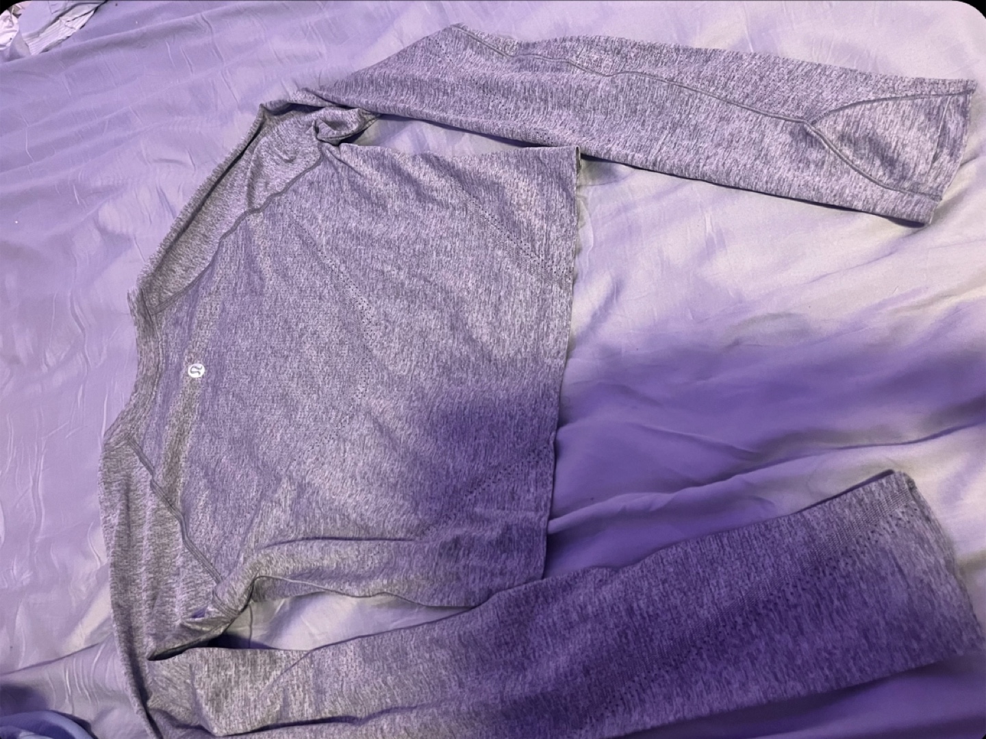 Lululemon Grey Long Sleeve Top