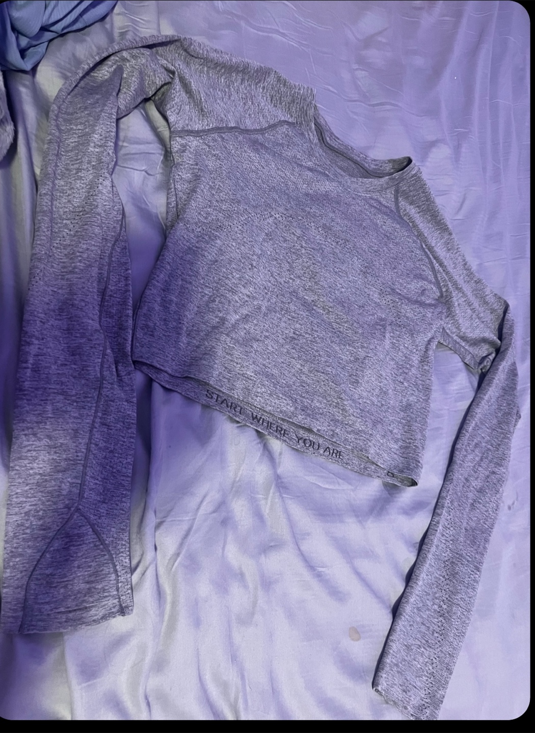 Lululemon Grey Long Sleeve Top - photo 2
