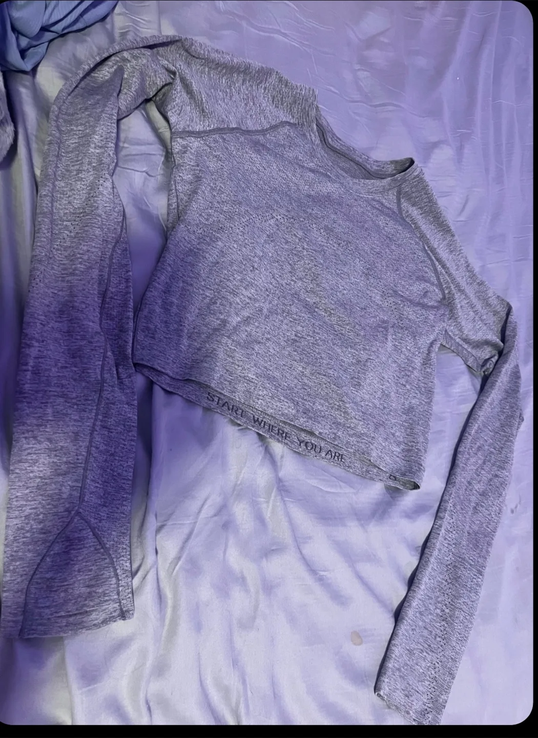 Lululemon Grey Long Sleeve Top image indicator(2)