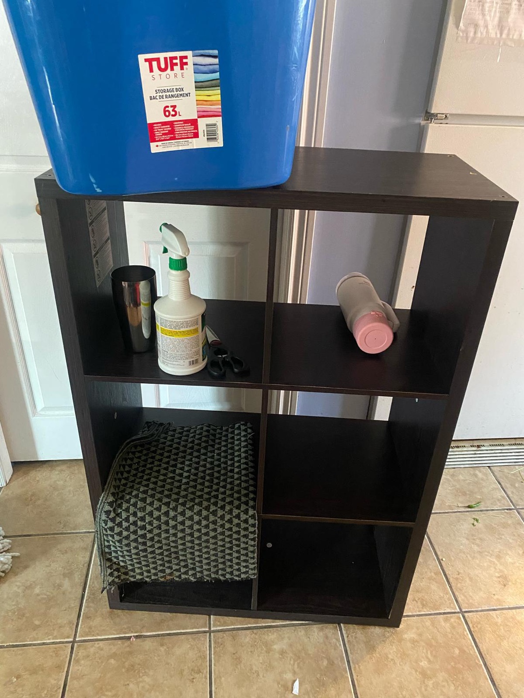 Dark Brown Shelving Unit