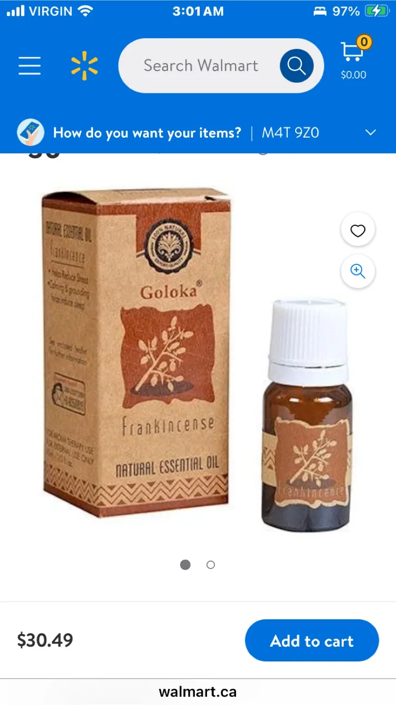 Goloka Frankincense Natural Essential Oil thumbnail