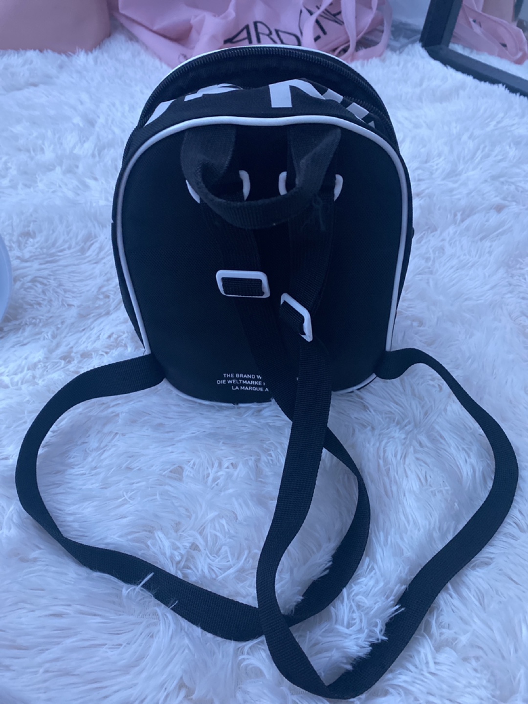 Adidas Mini Backpack Black & White - photo 4