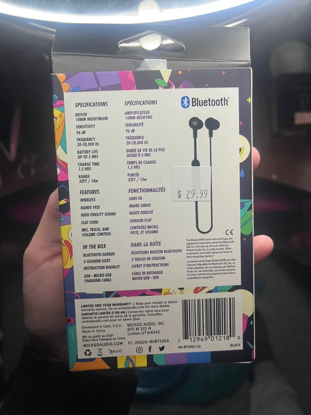 Wicked Audio Hiro Bluetooth Headphones image indicator(2)