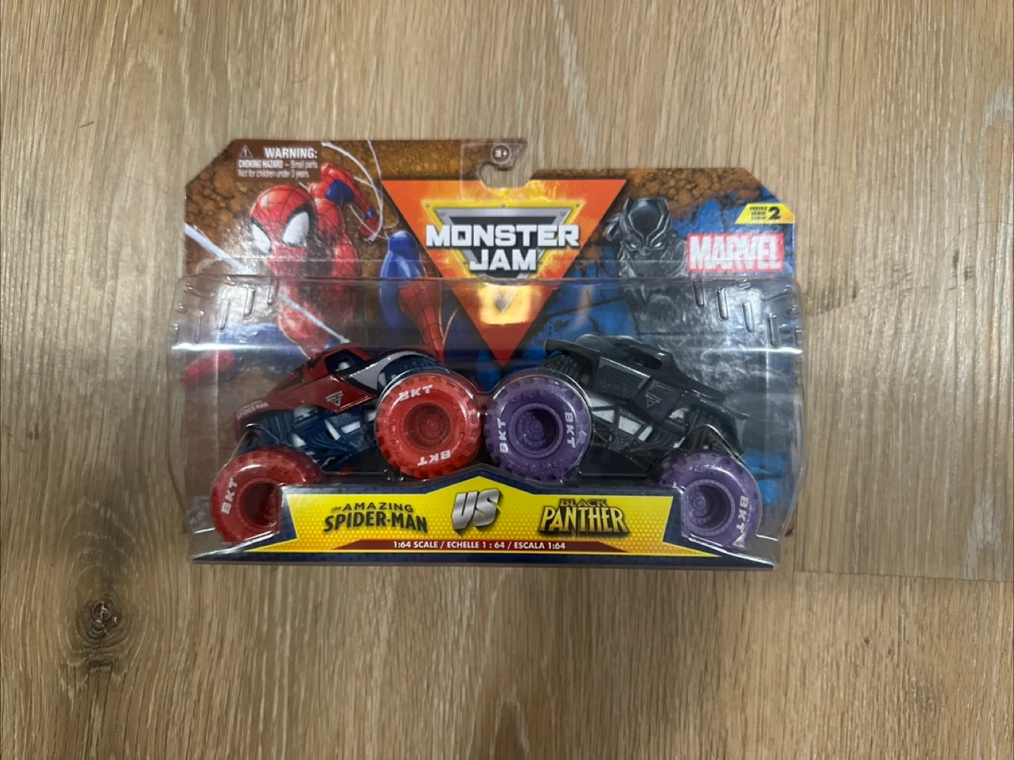 Monster Jam Spider-Man VS Black Panther thumbnail