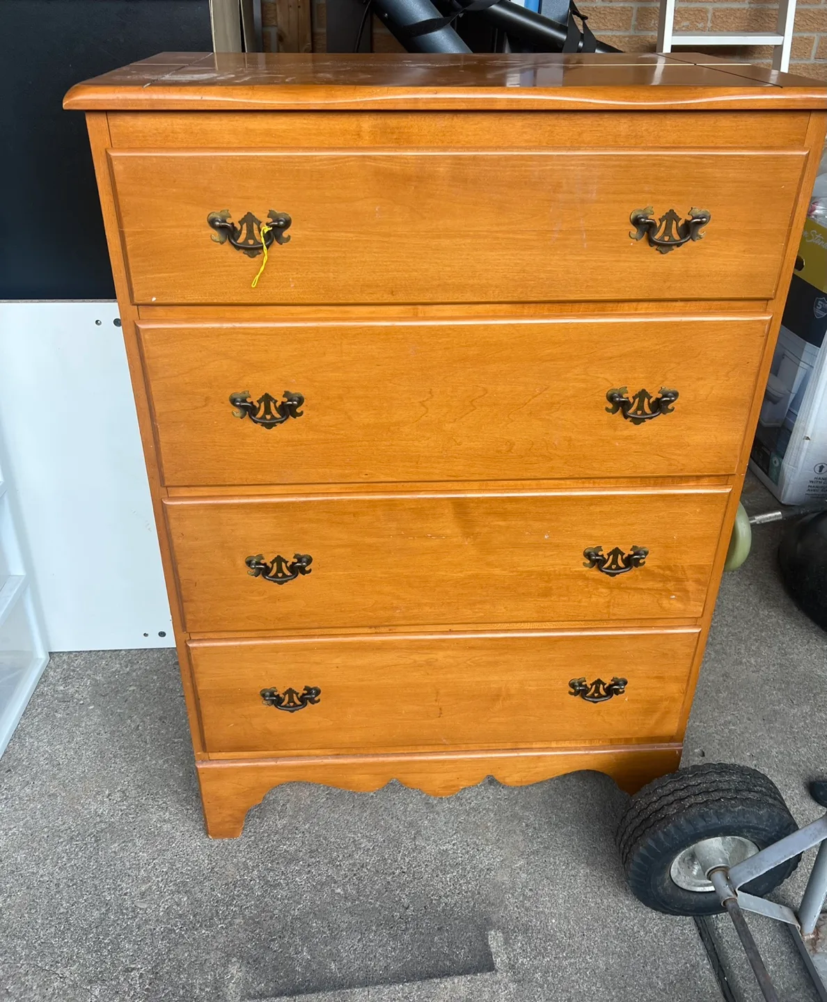 Wooden 4-Drawer Dresser thumbnail