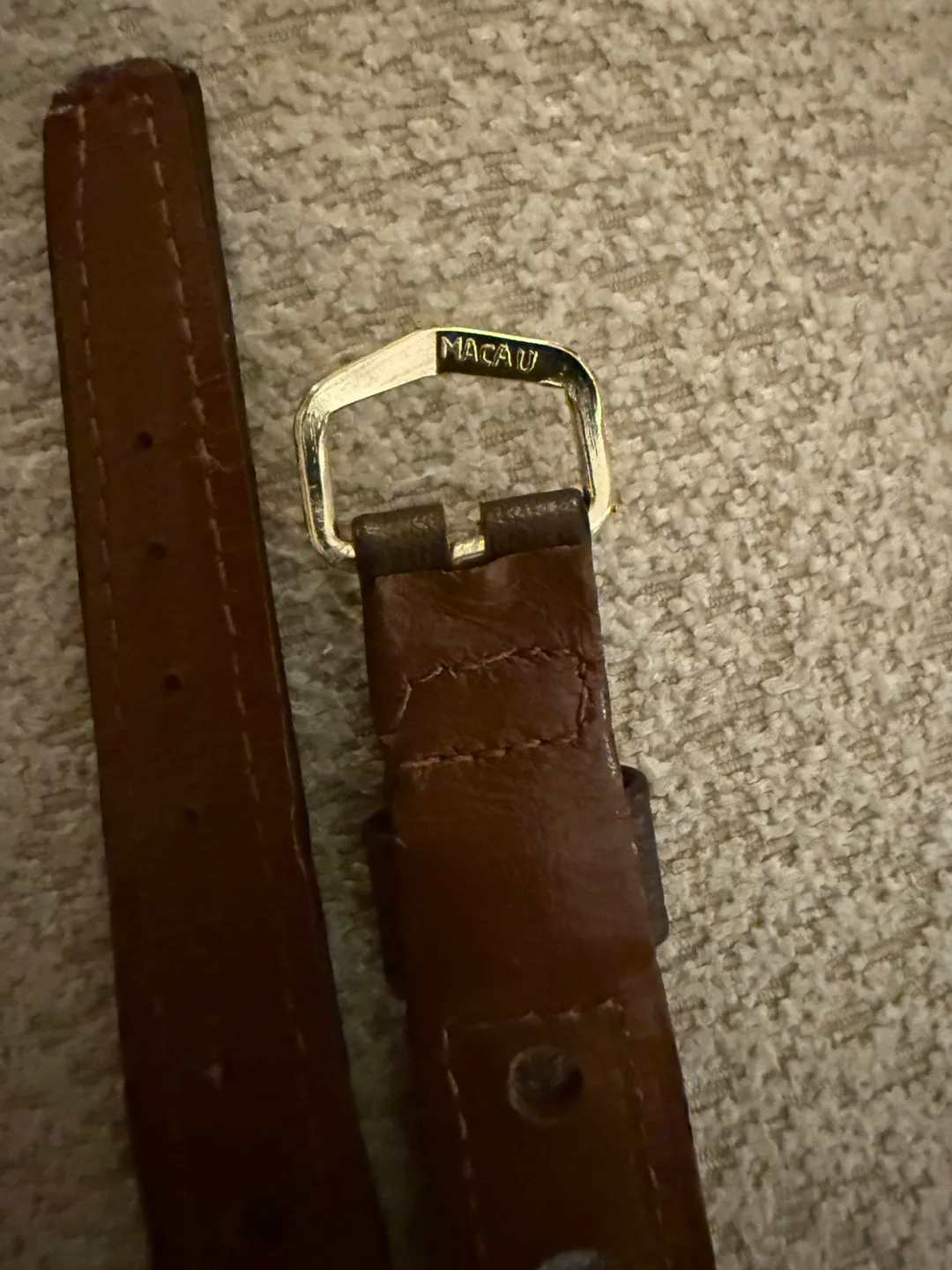 Macau Leather Watch Strap thumbnail