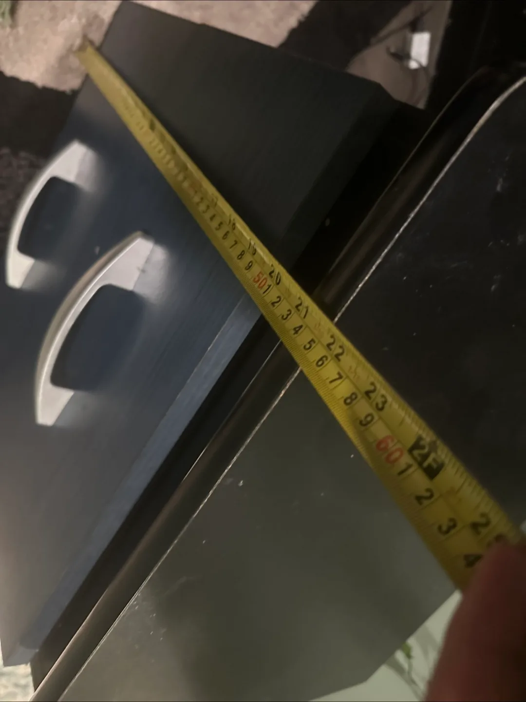 Black & Blue Two-Drawer Nightstand image indicator(7)