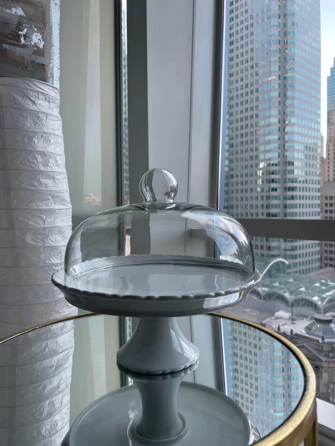 Cake Stand with Glass Dome thumbnail