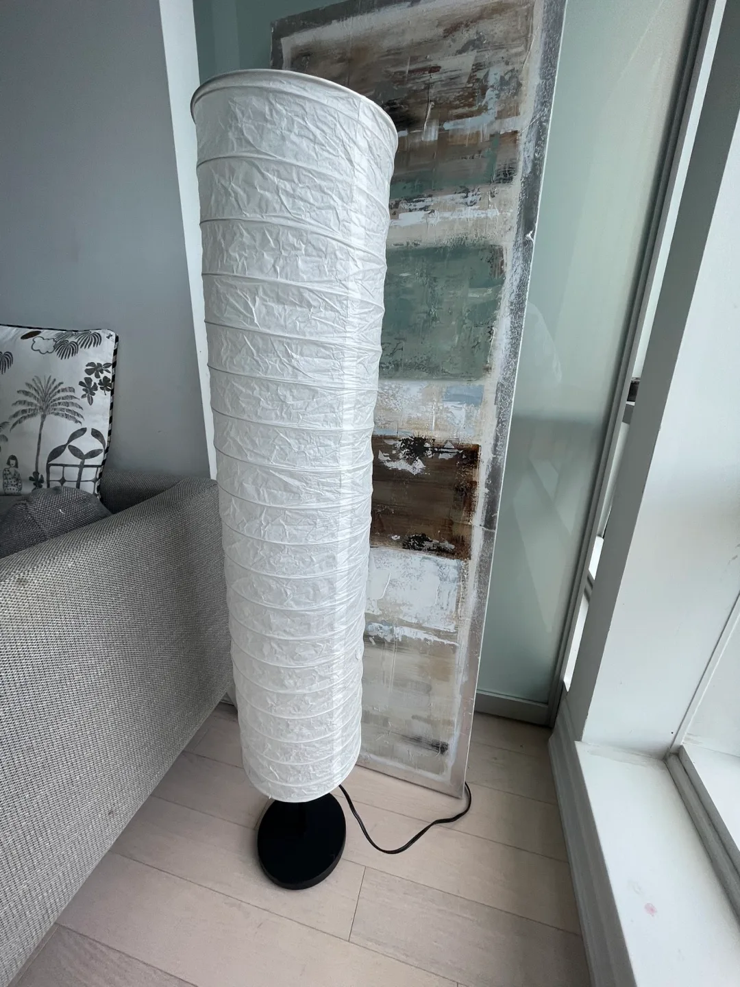 IKEA Holmo Floor Lamp - White thumbnail